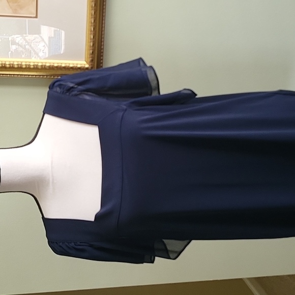 Calvin Klein new with tags blouse navy - Picture 1 of 3